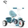 Smoby Blátt Þríhjól með skúffu og foreldrastöng