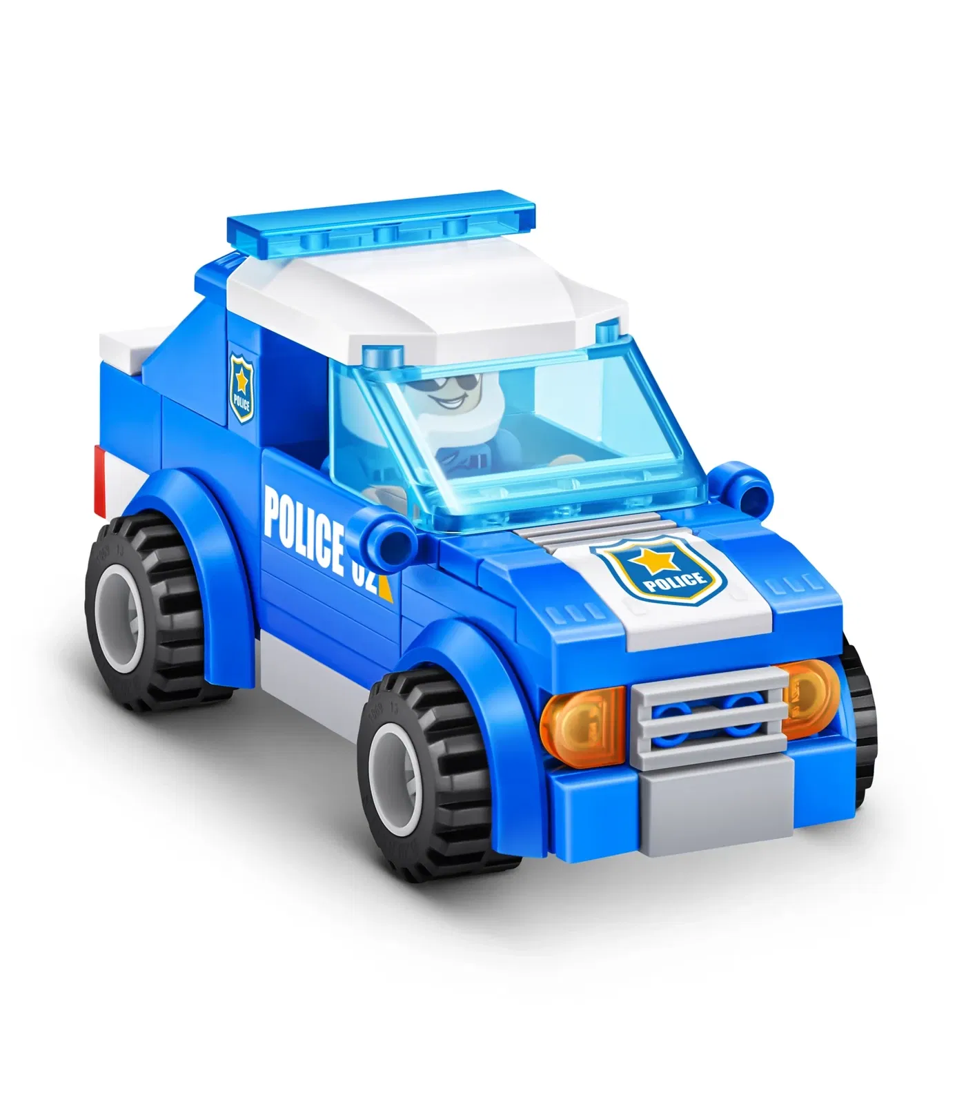 Zuru Max City Lögreglubíll og mótorhjól 125 kubbar - Image 4