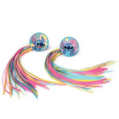 Stitch skraut á stýri á hjóli