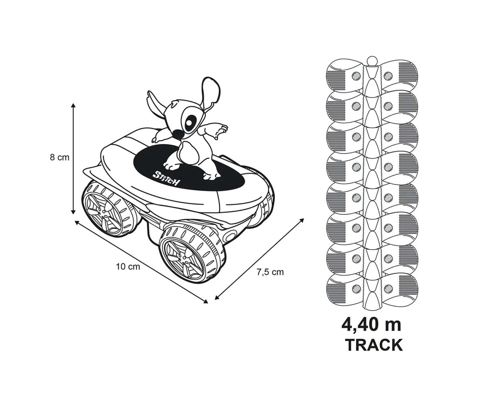 Smoby Stitch Flextreme bílabraut - Image 3
