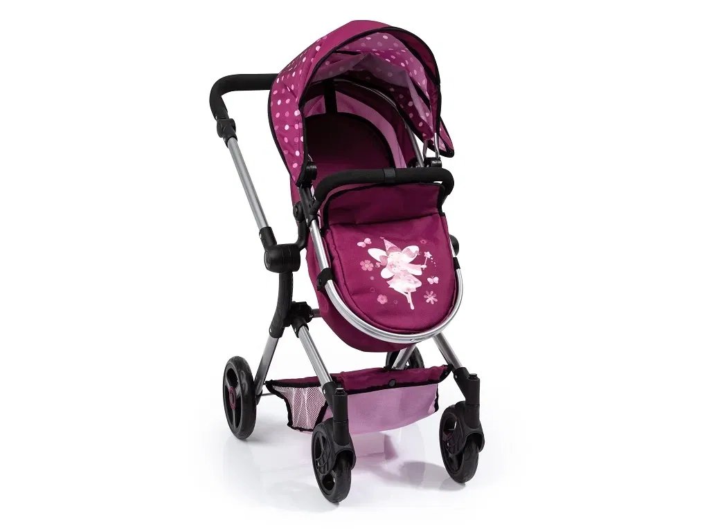 Bayer Design dúkkuvagn með svuntu og skiptitösku -Neo Vario Vínrauður - Image 6