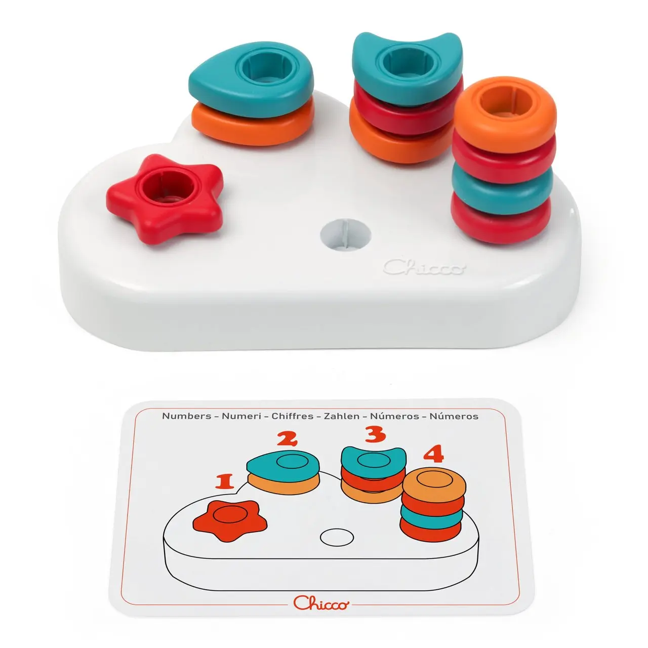 Chicco Skýjaturn með formum - Image 5