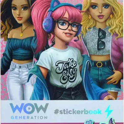 Bók með límmiðum og kortum