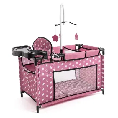 Dúkkurúm með fylgihlutum