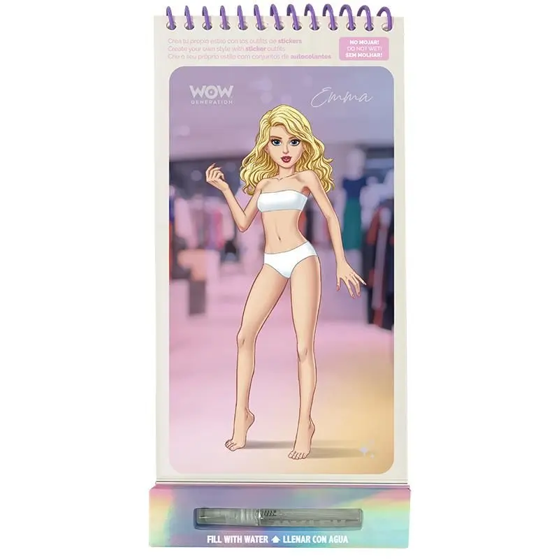 Dúkkulísu myndabók með úðabrúsa - Image 3