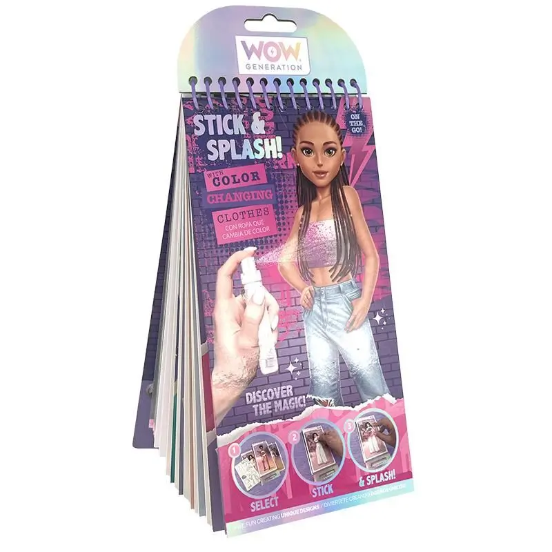 Dúkkulísu myndabók með úðabrúsa - Image 4