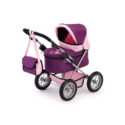 Bayer Design dúkkuvagn með svuntu og skiptitösku - Trendy -Fjólublár