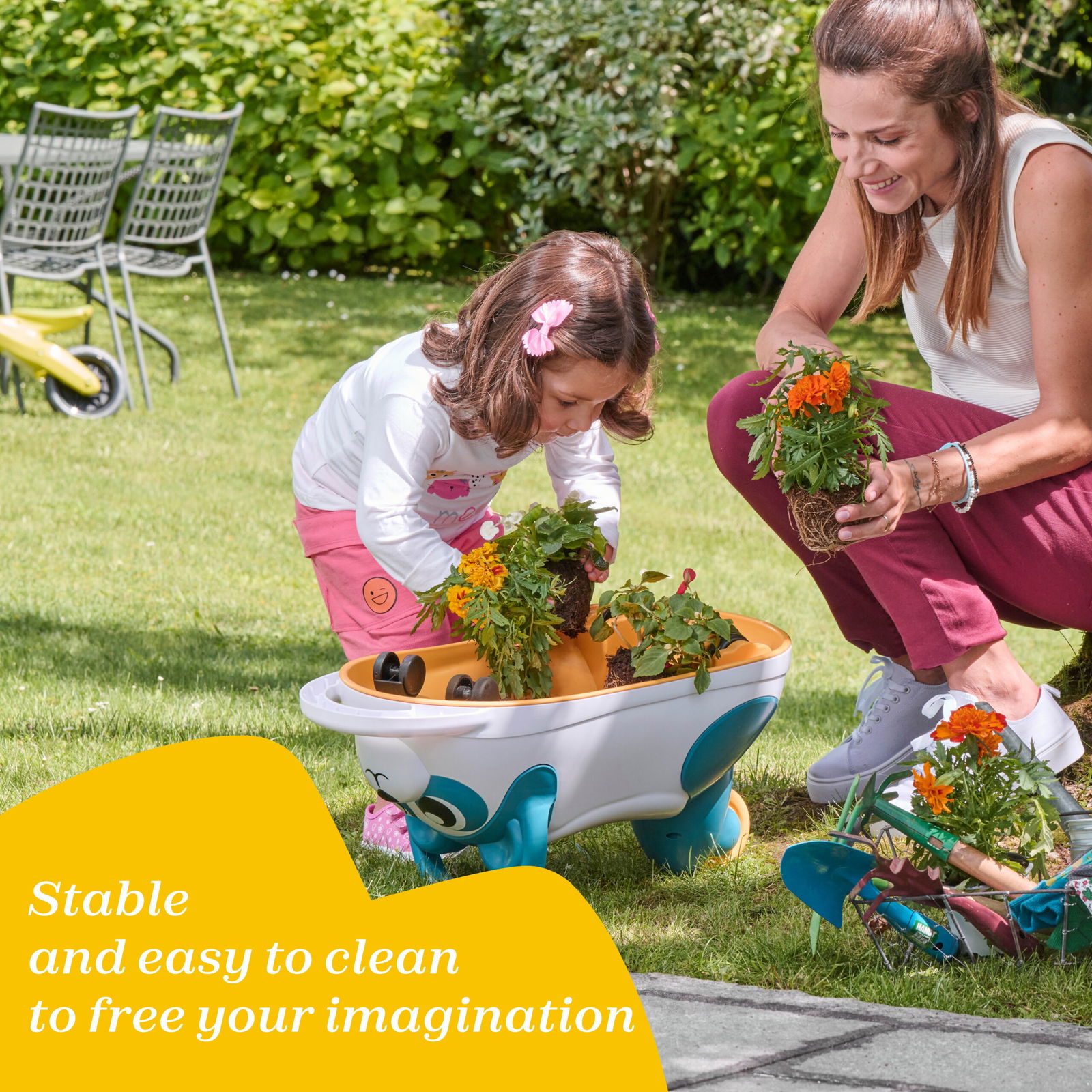 Chicco Panda 3-1 sparkbíll, formakassi og hjólbörur - Image 3