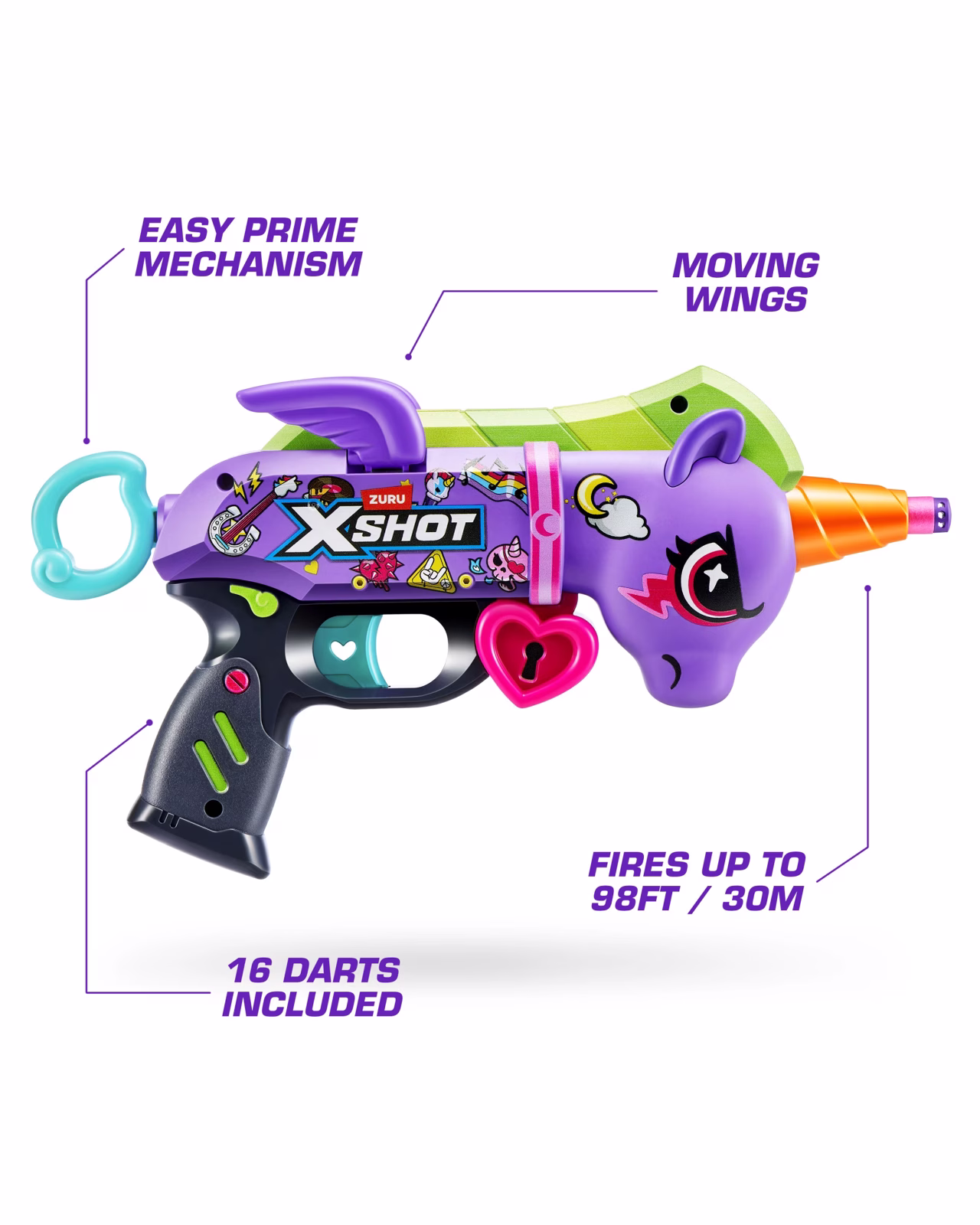 X-Shot Blastercorn fjólublá - Image 5