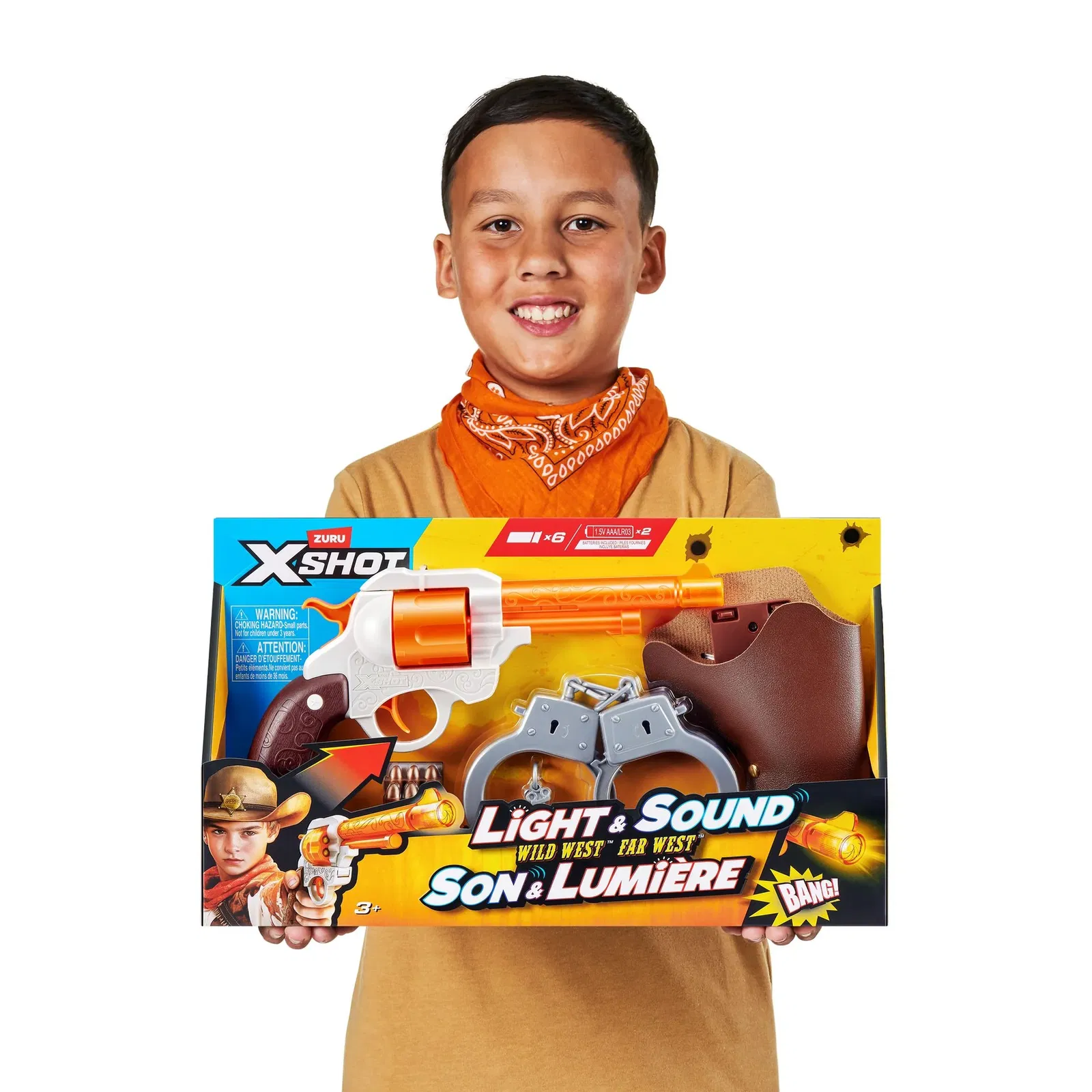 X-Shot Kúrekabyssa með ljósum og hljóðum og handjárnum. - Image 8